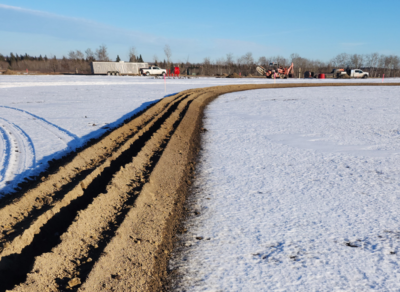 Trenching Saskatchewan